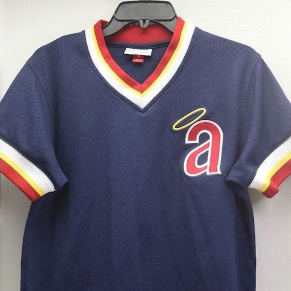 Unisex Mitchell & Ness Angels MLB Baseball Jersey size S rare